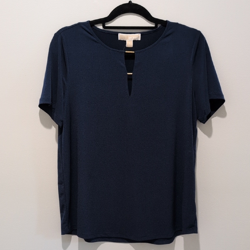 Michael Kors True Navy Short Sleeve Shirt